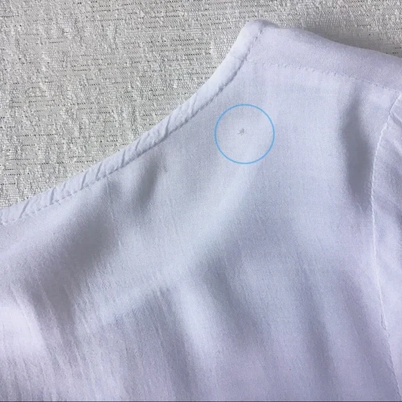 Lush Swim Cover Up Woman’s Size Medium Floral Pattern Cutouts Bell Sleeves - Picture 13 of 14